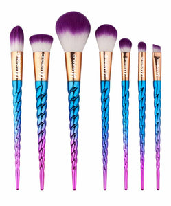 Pro Blue Unicorn Brush Set/ LA Makeup/E-01