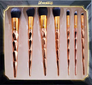 7 Pcs Unicone /Rose Gold Makeup Brush/C-01
