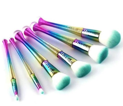 Colorfull Super Cute Makeup Brush Set/LA Makeup