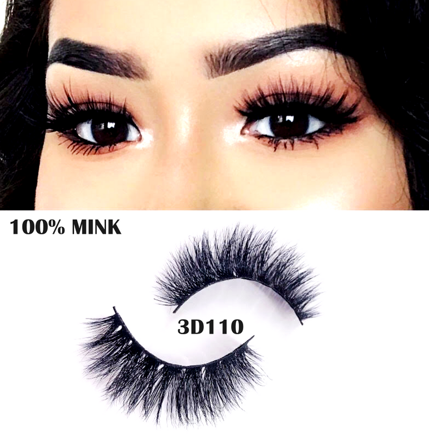 3D 100% Mink False Eyelashes